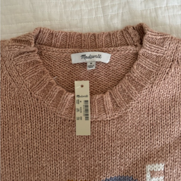 NWT Madewell knit sweater “Ciao for Now” - Picture 4 of 4